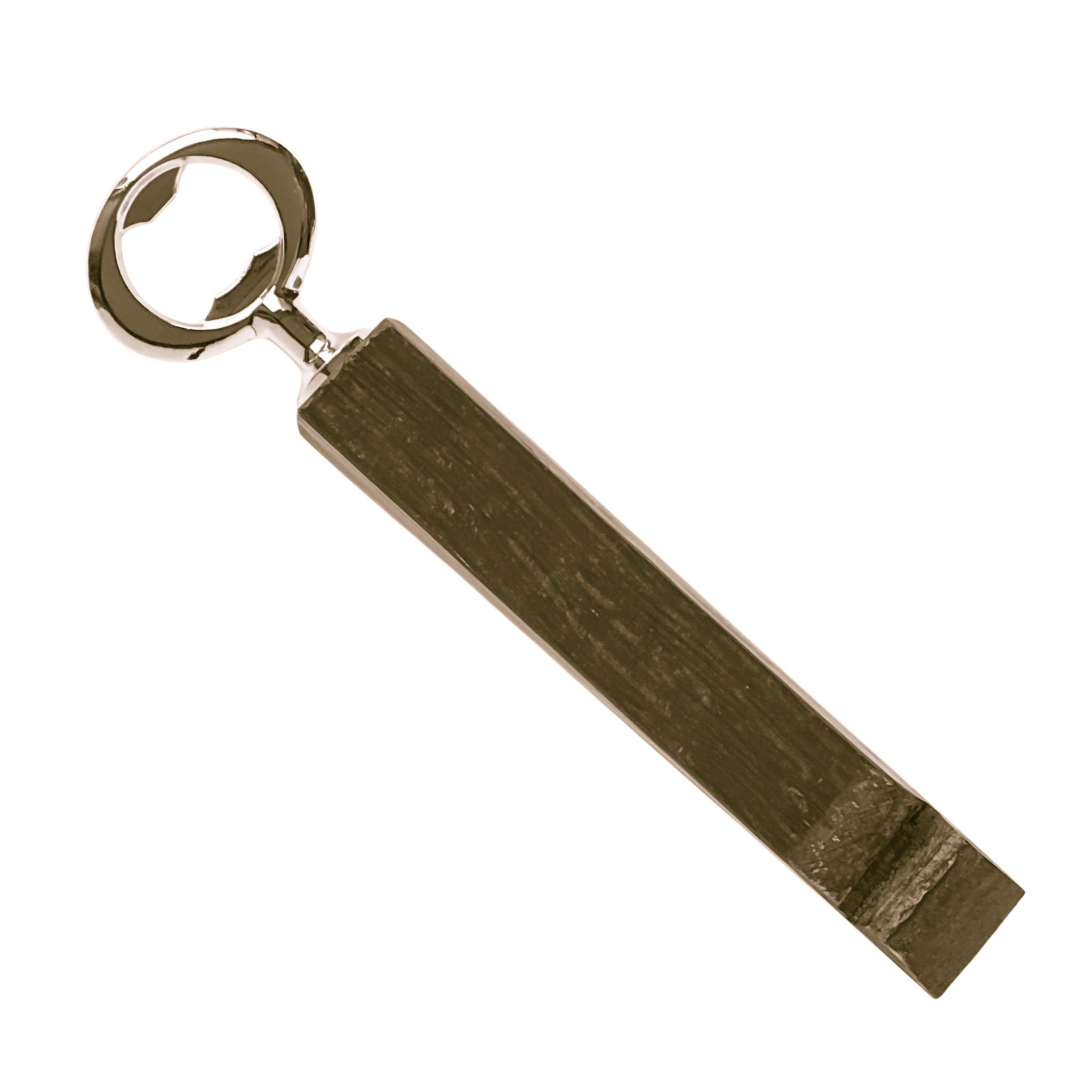 Barrel Stave Bottle Opener – Rustic Oak | Handcrafted Handheld Opener