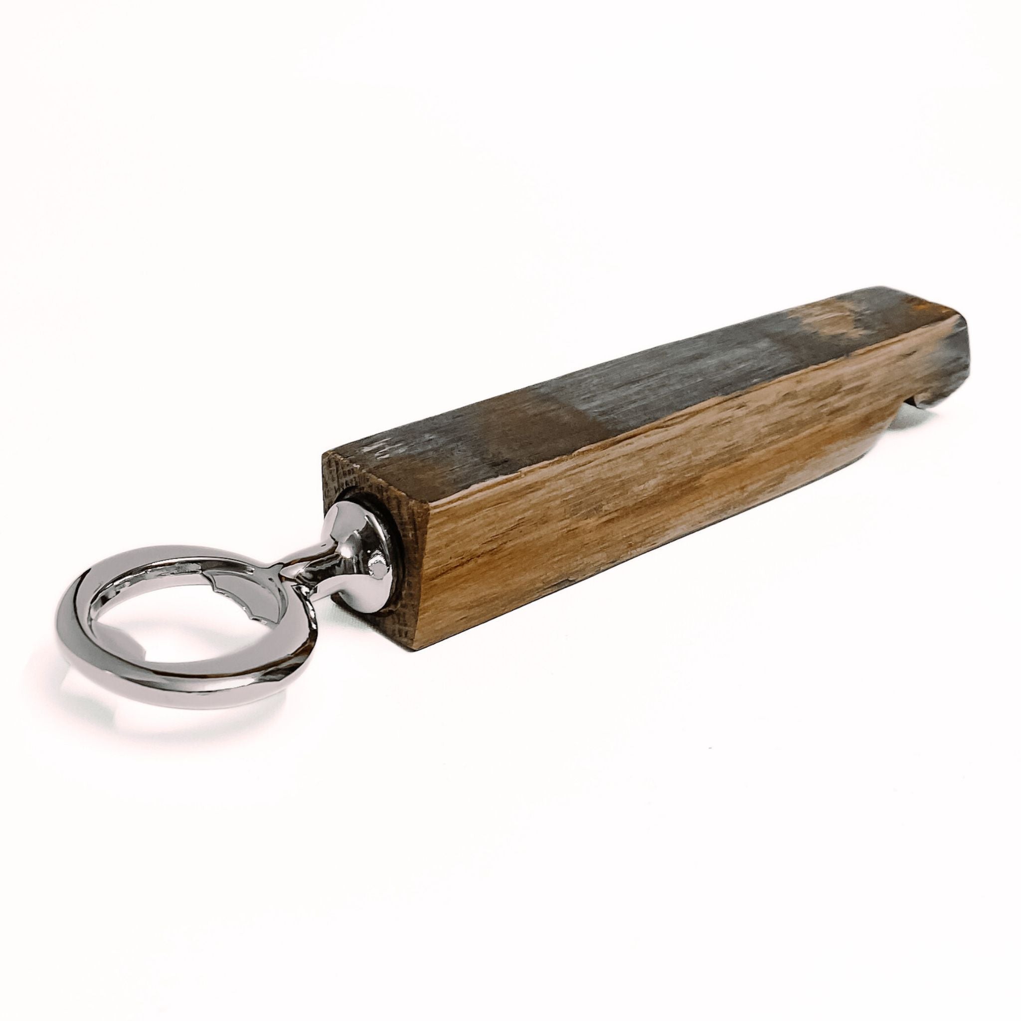 Barrel Stave Bottle Opener – Rustic Oak | Handcrafted Handheld Opener