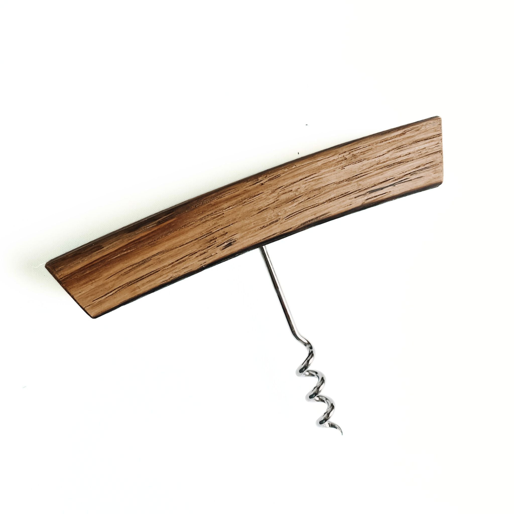 Barrel Stave Corkscrew - Rustic Oak | Handcrafted T-Style Opener