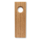 Hardwood floating ine bottle holder in Blackbutt timber