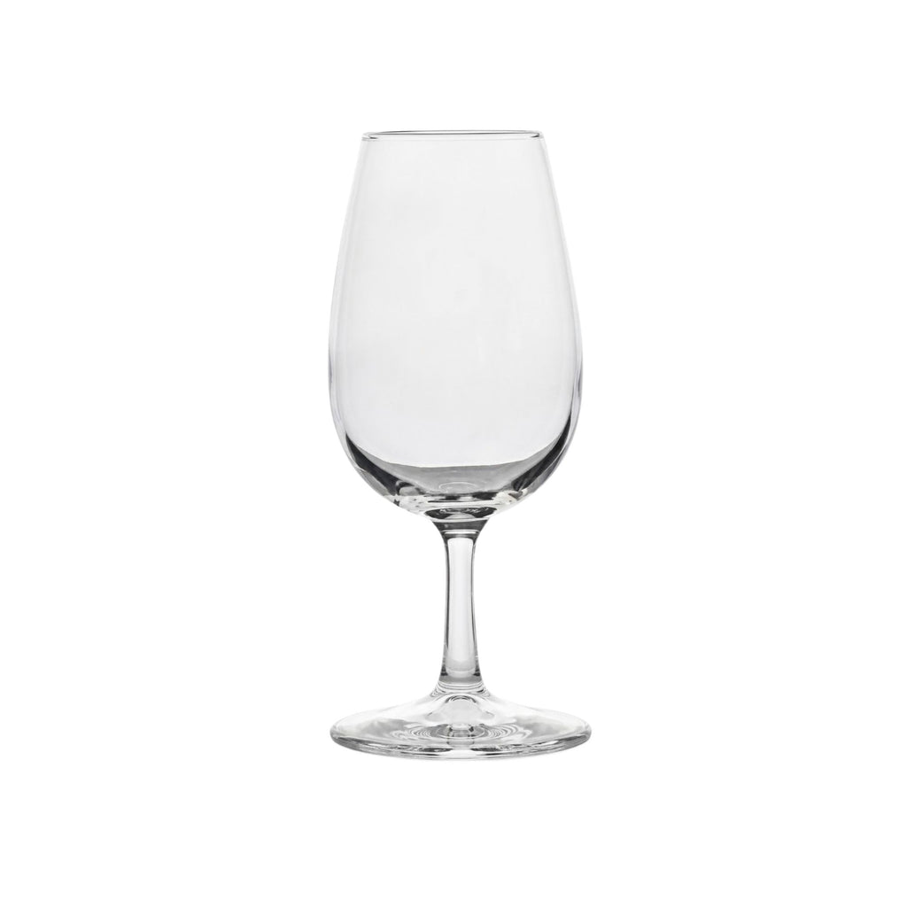 215ml wine tasting glass on a white background
