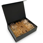 Hardwood Wine Butler & Glasses Gift Set
