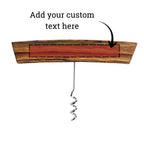 Barrel Stave Corkscrew - Rustic Oak | Handcrafted T-Style Opener